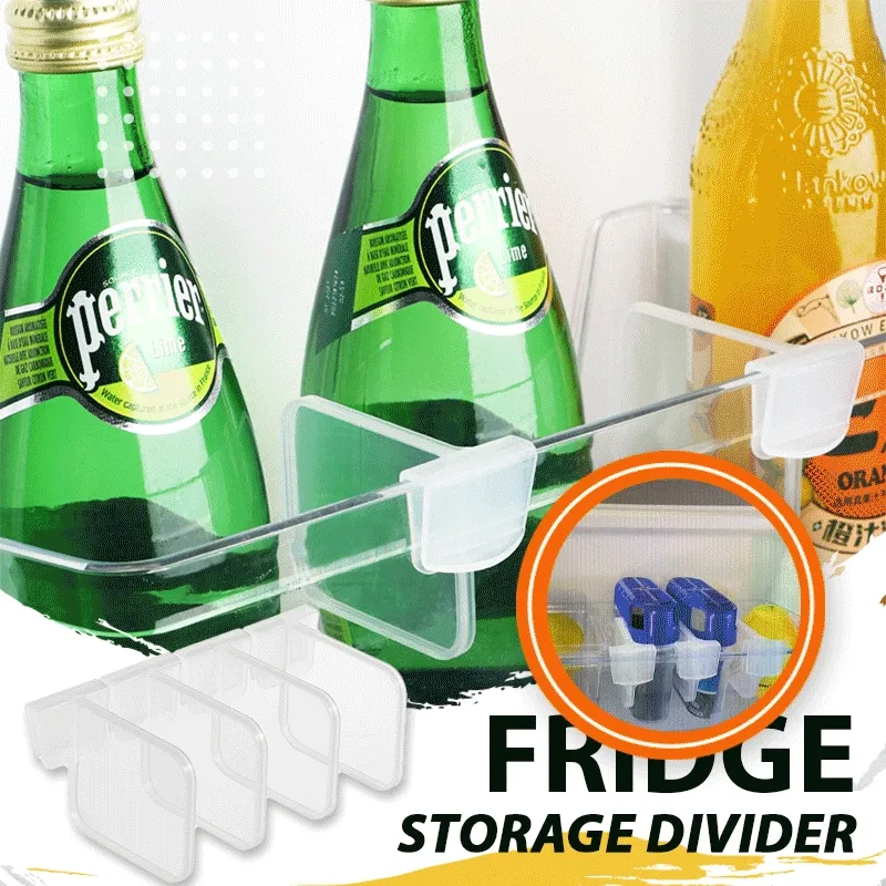 🔥Hot Sale  Fridge Storage Divider 4 PCS
